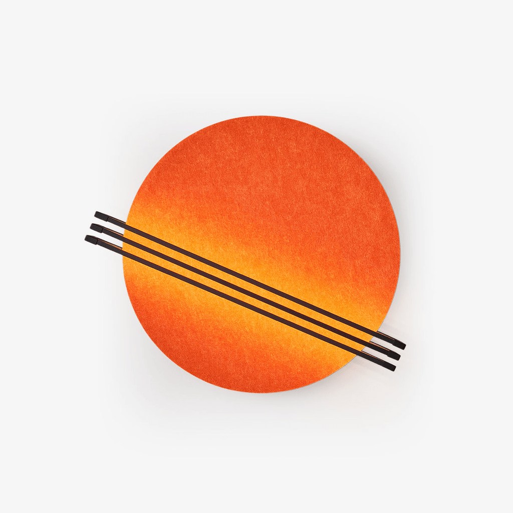 Abstract Sunrise Felt Wall Sconce