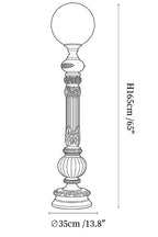 Acanto Column Floor Lamp