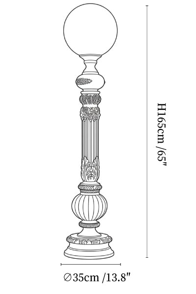 Acanto Column Floor Lamp