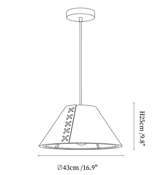 Acoustic Felt Pendant Light