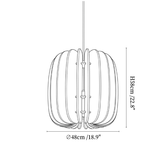 Acoustic Layered Pendant Lamp