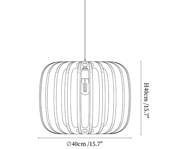 Acoustic Layered Pendant Lamp
