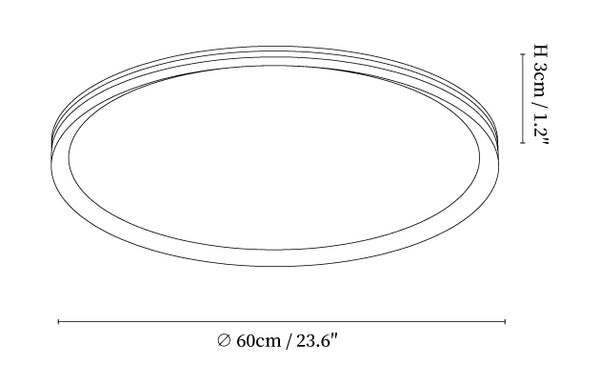Acrylic Circular LED Ceiling Light