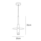 Acrylic Hat Plate Pendant Light