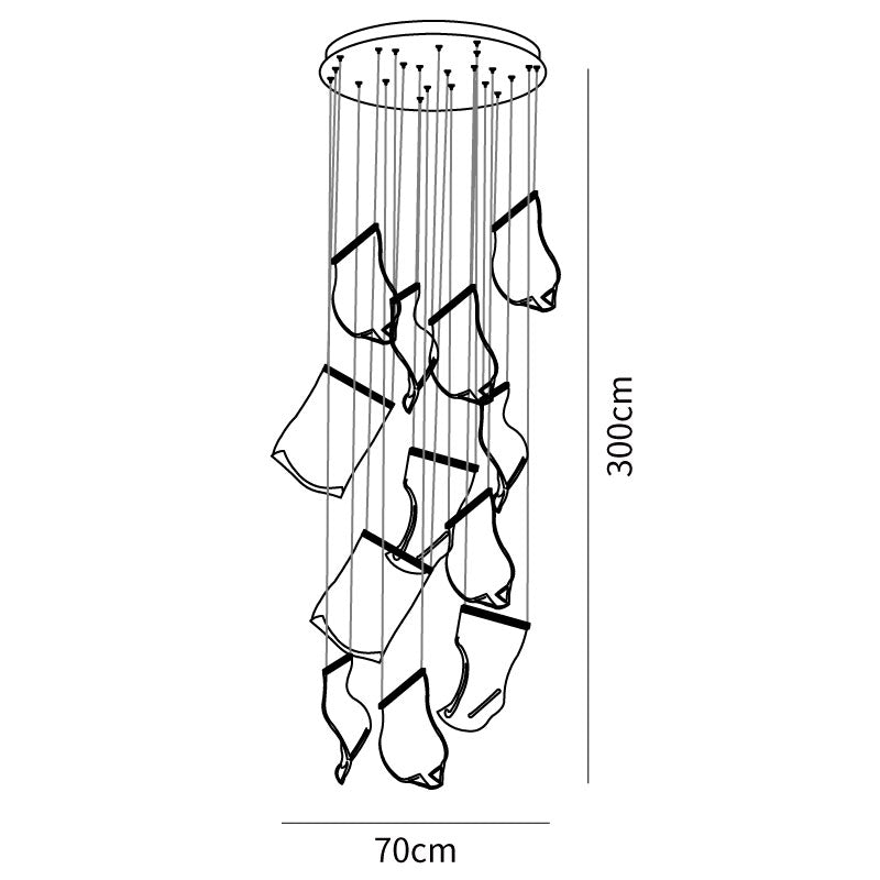 Acrylic LED Chandelier