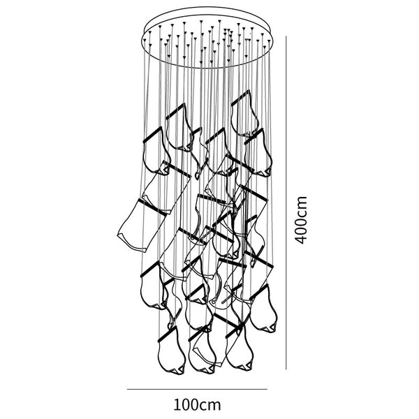Acrylic LED Chandelier
