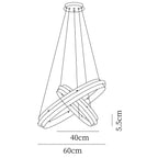 Acrylic LED Round Chandelier