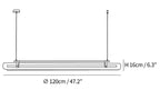 Acrylic Linear Chandelier
