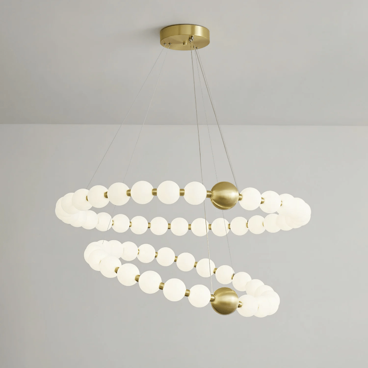 Acrylic Pearls Chandelier