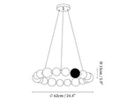 Acrylic Pearls Chandelier