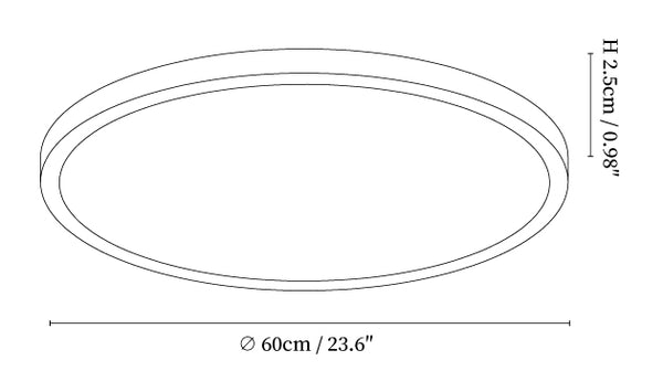 Acrylic Thinnest Round Ceiling Light