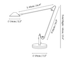 Adjustable Black Office Task Lamp