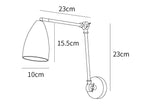 Adjustable Swing Arm Wall Lamp