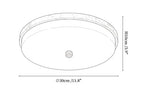 Aeon Travertine Orb Ceiling Light