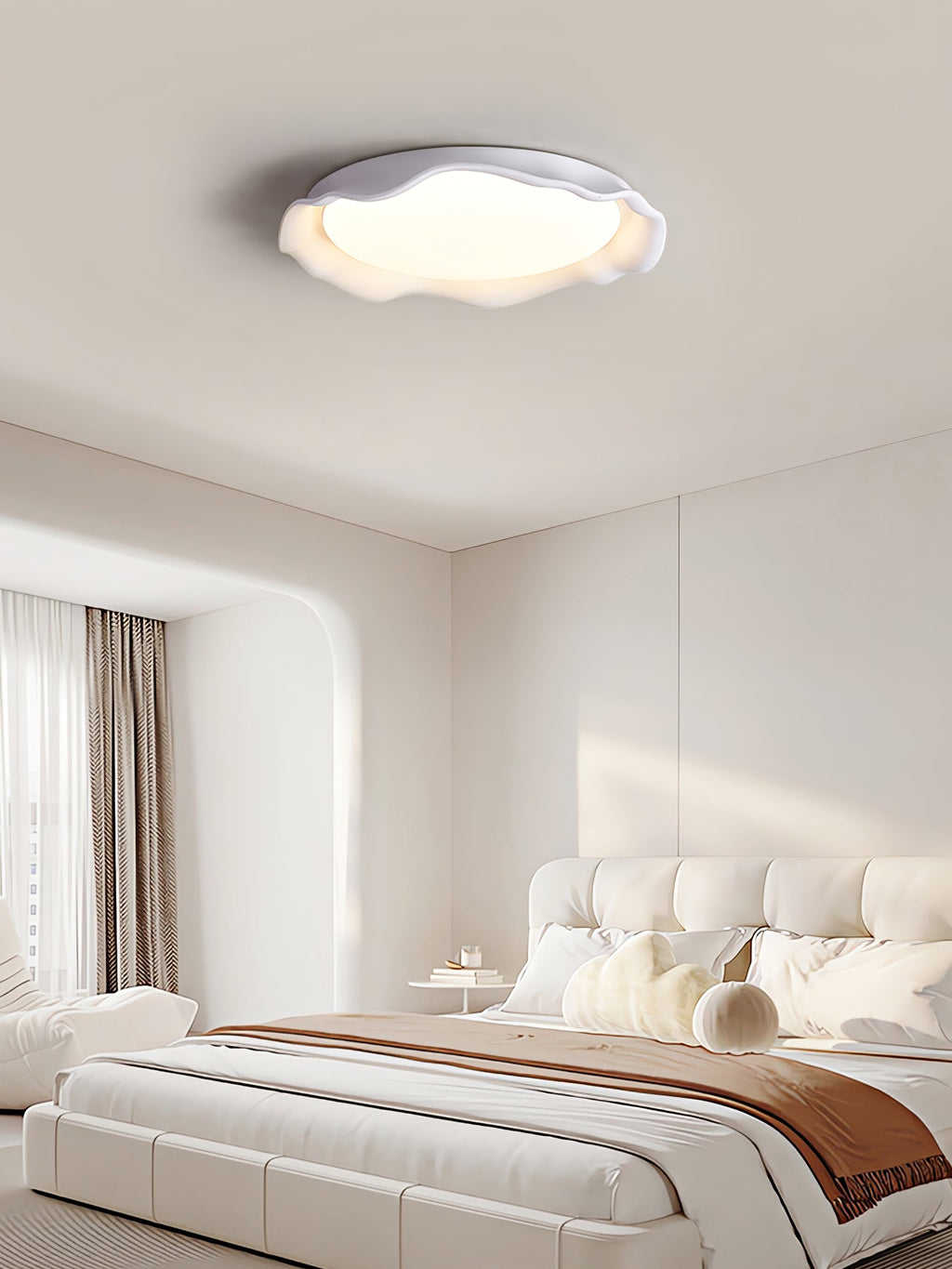 Aera Microcement Ceiling Light