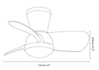 Aero Echo Ceiling Fan Light