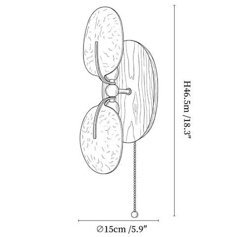 Aero Fan Wall Light
