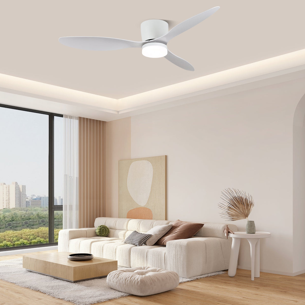 Aerodynamics Wooden 48"/52" Ceiling Fan Light