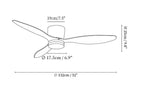 Aerodynamics 42"/52" Ceiling Fan Light