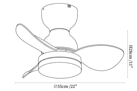 Aeroleaf Ceiling Fan Light