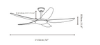 Aeron Noir Ceiling Fan