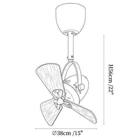 Aeronaut Articulated Ceiling Fan
