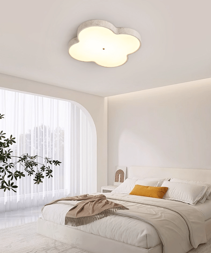 Aethel Cloud Travertine Ceiling Lamp