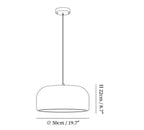 Aether Dome Cloud Pendant Light
