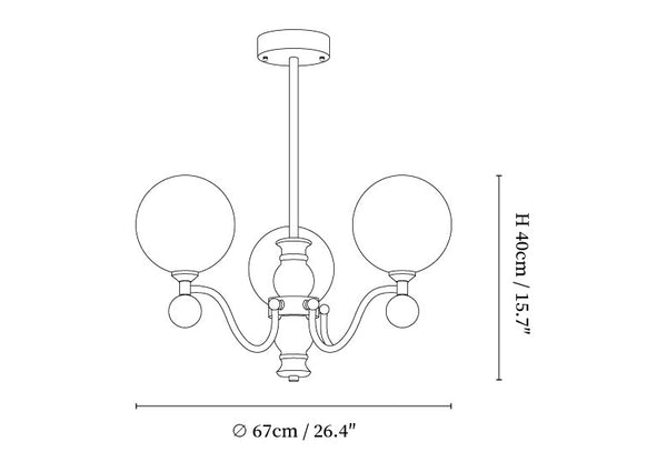 Aether Sphere Chandelier