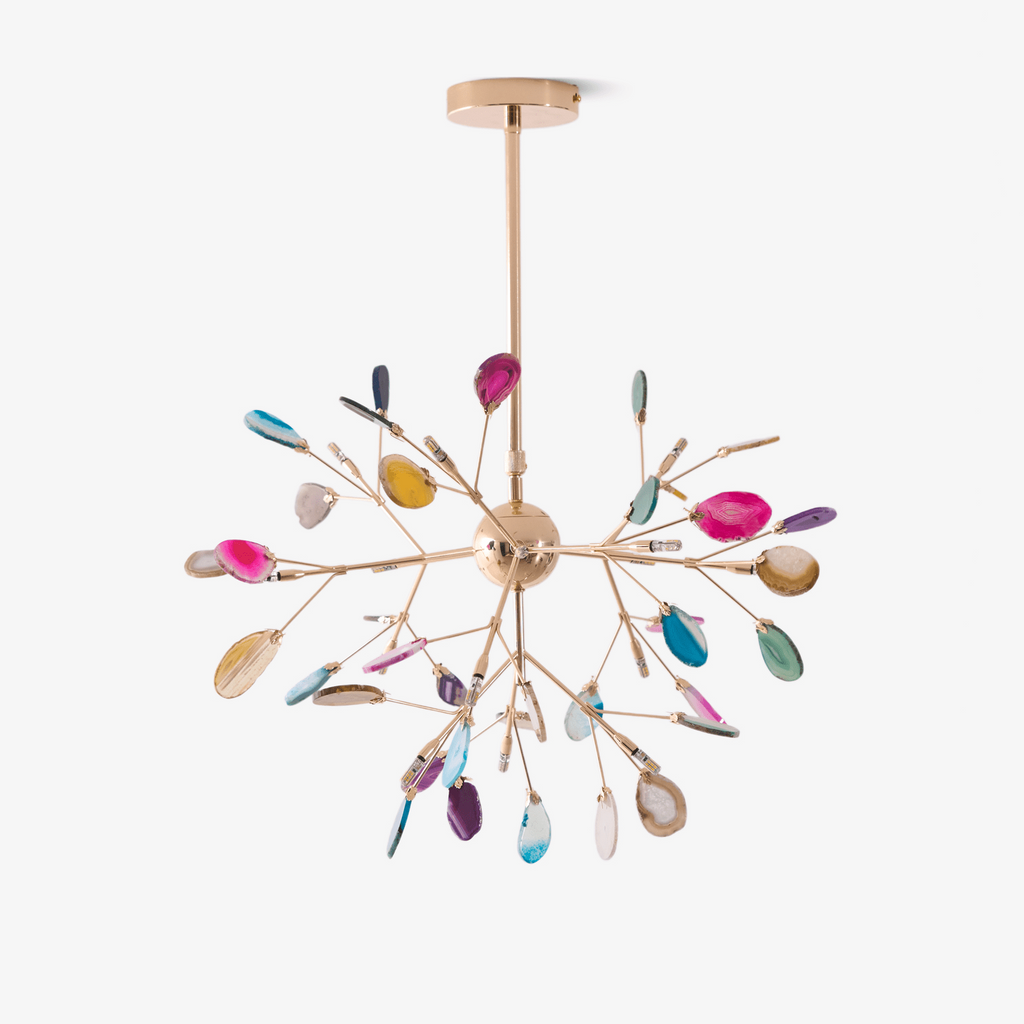 Agate Flake Chandelier