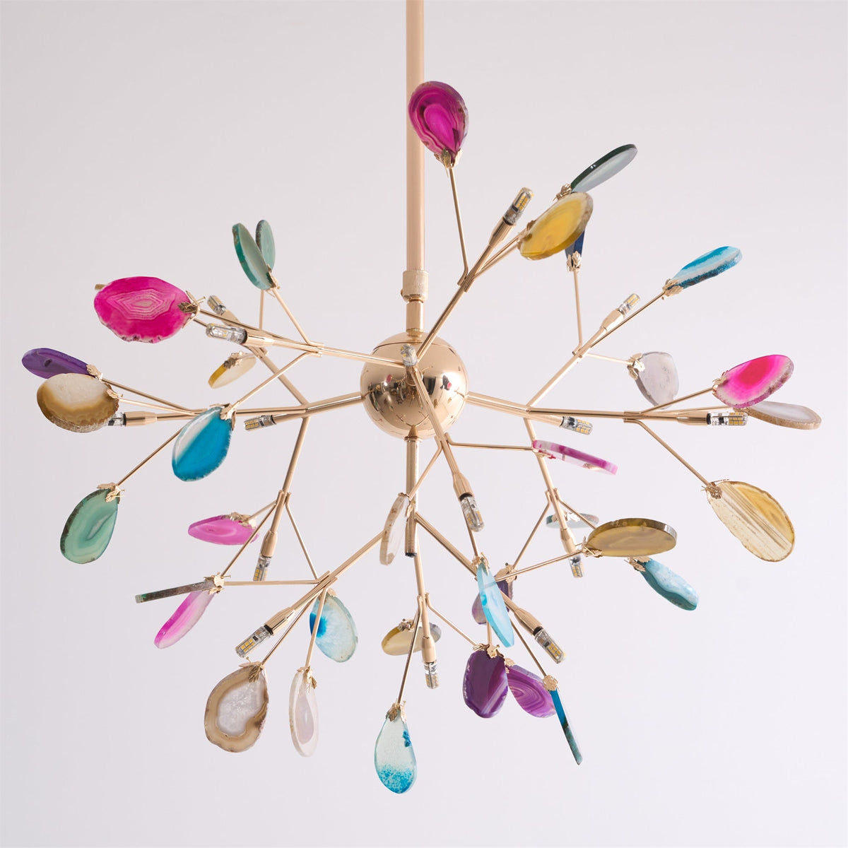 Agate Flake Chandelier