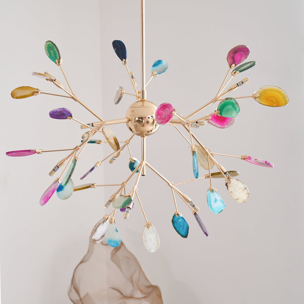 Agate Flake Chandelier