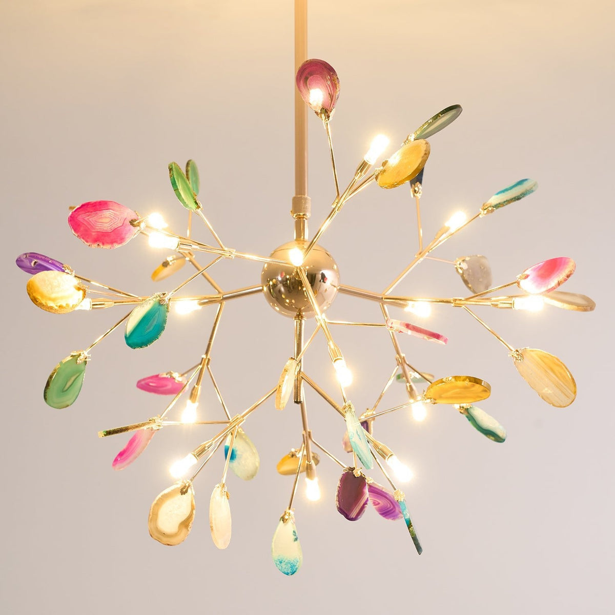 Agate Flake Chandelier