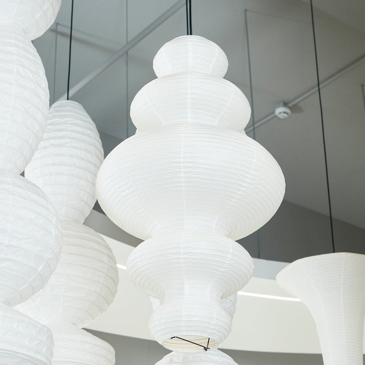 Kozo Paper Metal Pendant Lamp