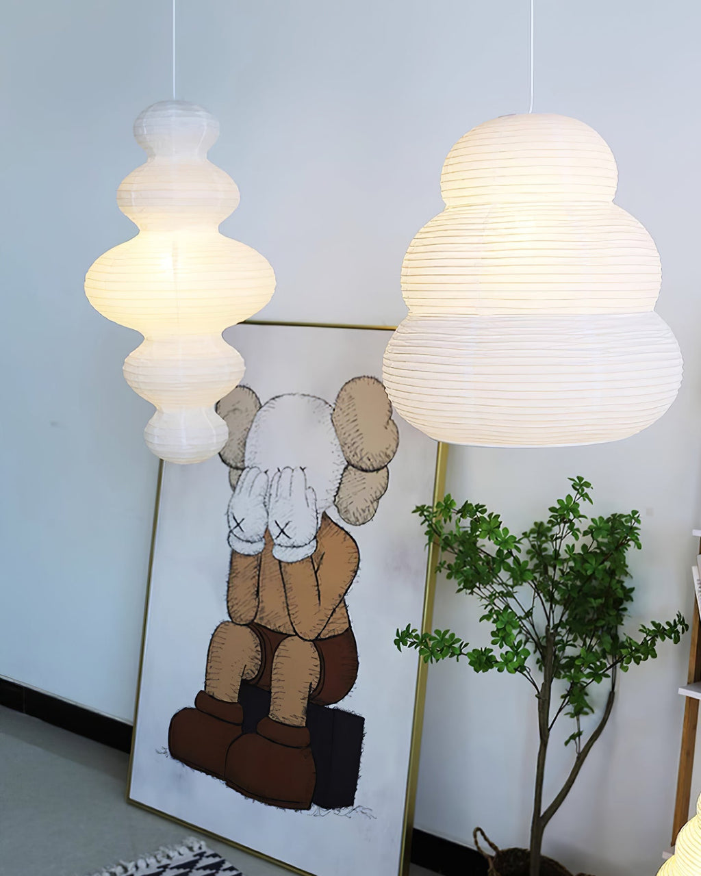 Akari Juni Pendant Swag Lamp
