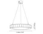 Alabaster Avalon Halo Chandelier