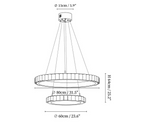 Alabaster Avalon Halo Chandelier