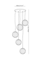 Alabaster Ball Pendant Light