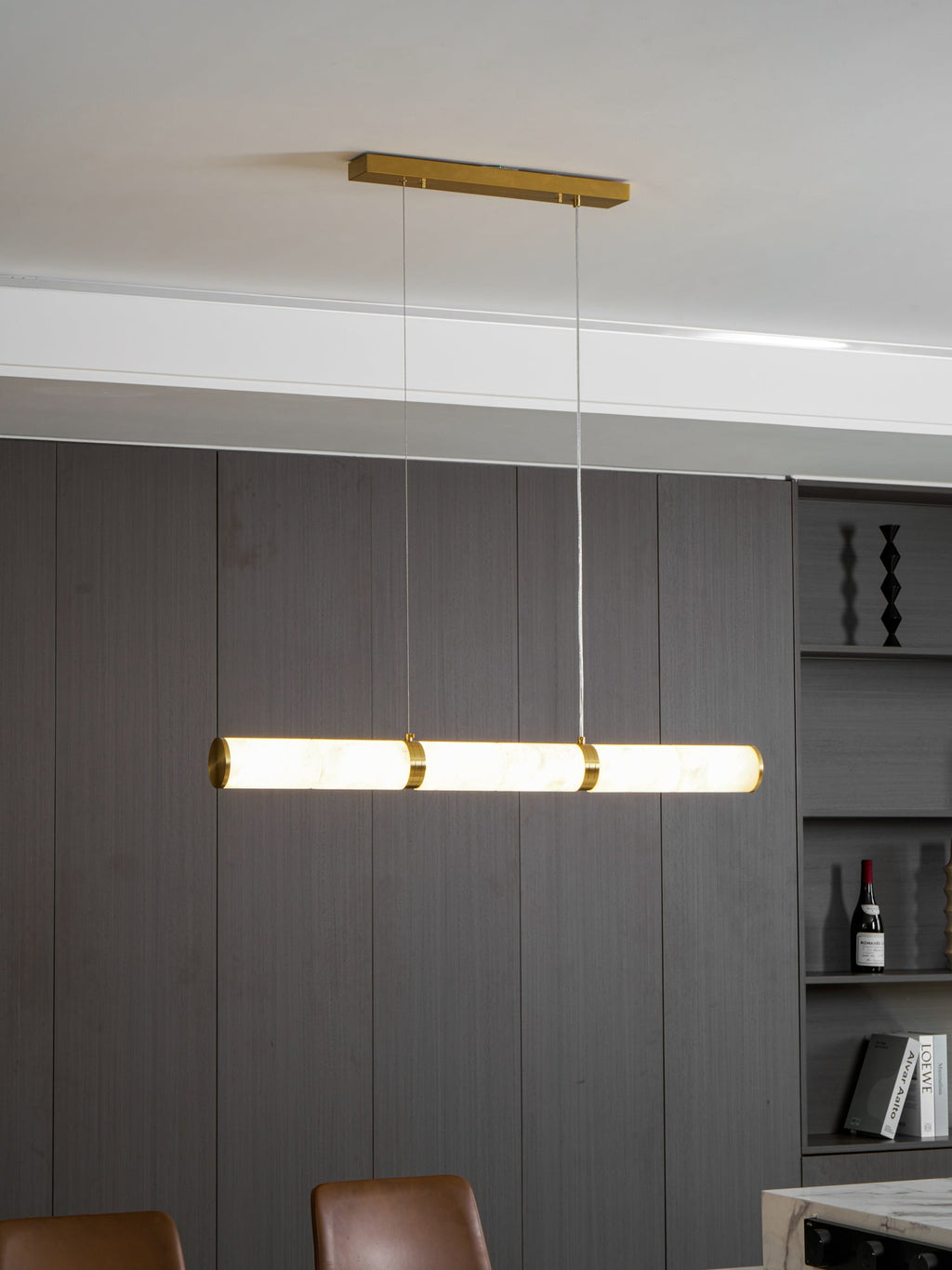 Alabaster Beam Pendant Light