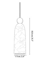 Alabaster Bell Cluster Pendant Lamp