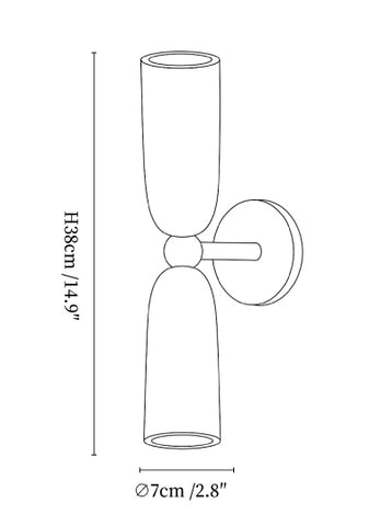 Alabaster Bell Wall Sconce