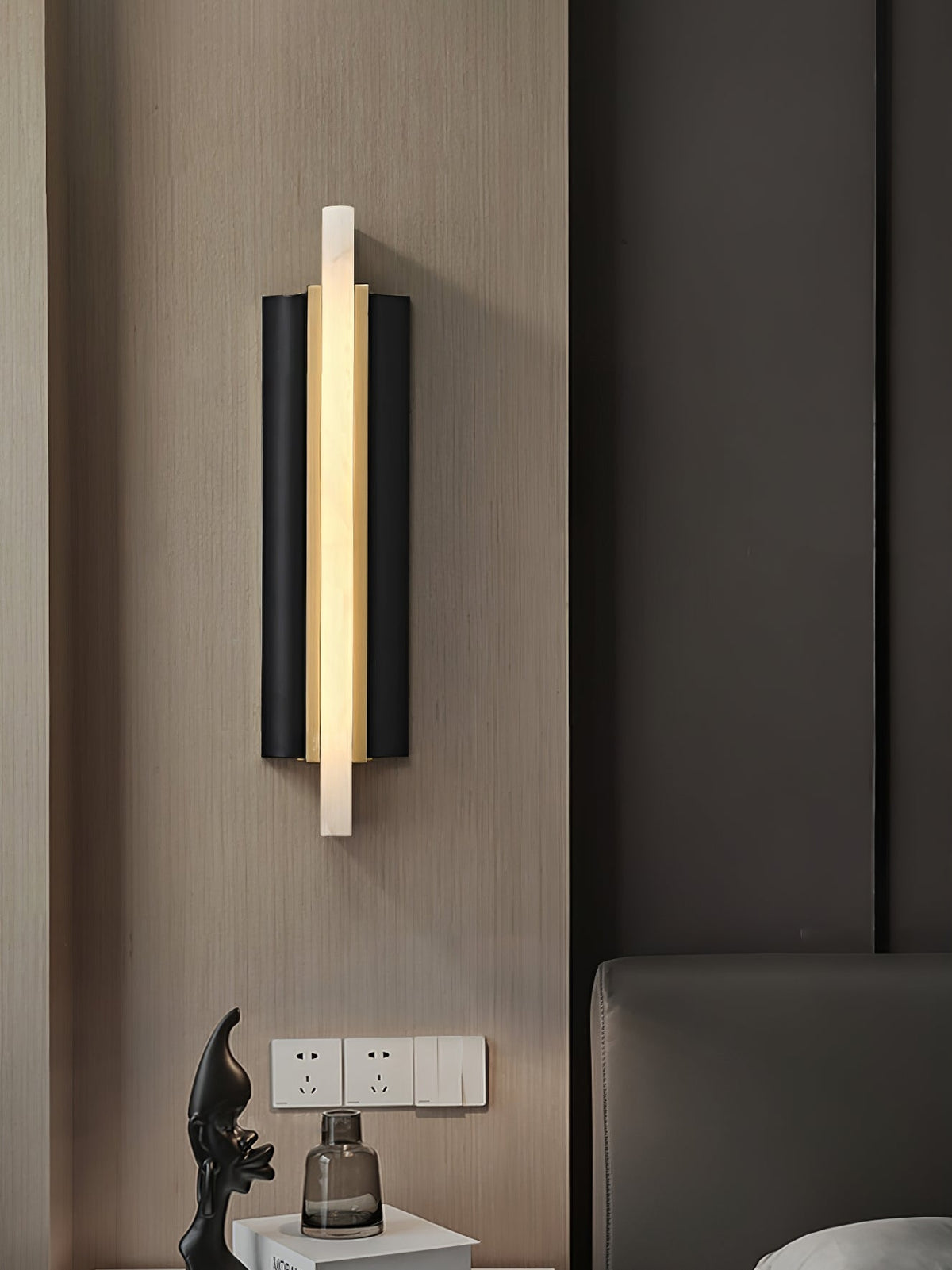 Alabaster Blade Wall Sconce