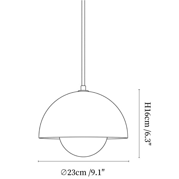 Alabaster Bud Pendant Lamp