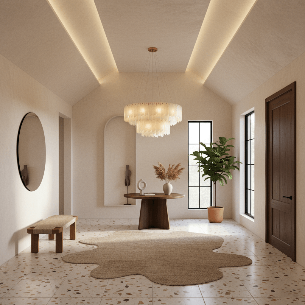 Alabaster Cascade Tiered Chandelier