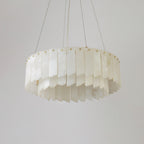 Alabaster Cascade Tiered Chandelier