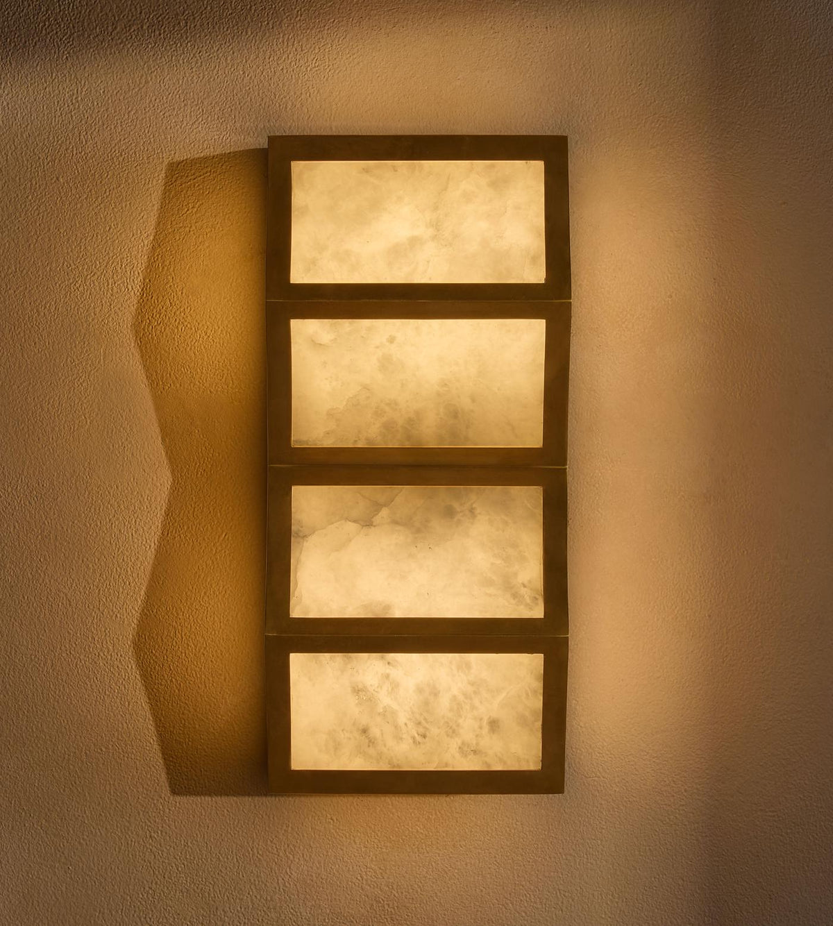 Alabaster Cascade Alabaster Wall Light