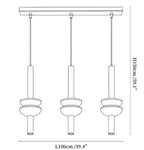 Alabaster Column Pendant Lamp
