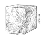 Alabaster Cube Table Lamp