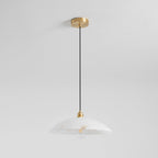 Alabaster Dome Swag Pendant Lamp