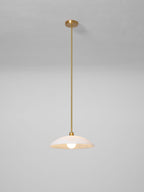 Alabaster Dome Pendant Lamp